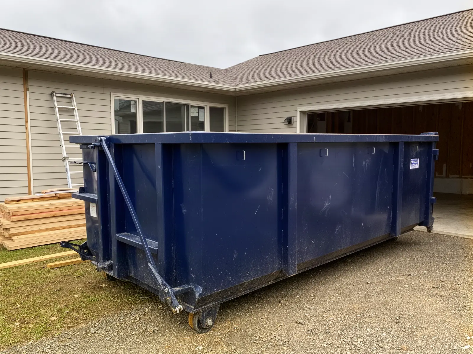 Roll-off dumpster from Arrow Rapid Dumpster Rental in Wormleysburg, PA